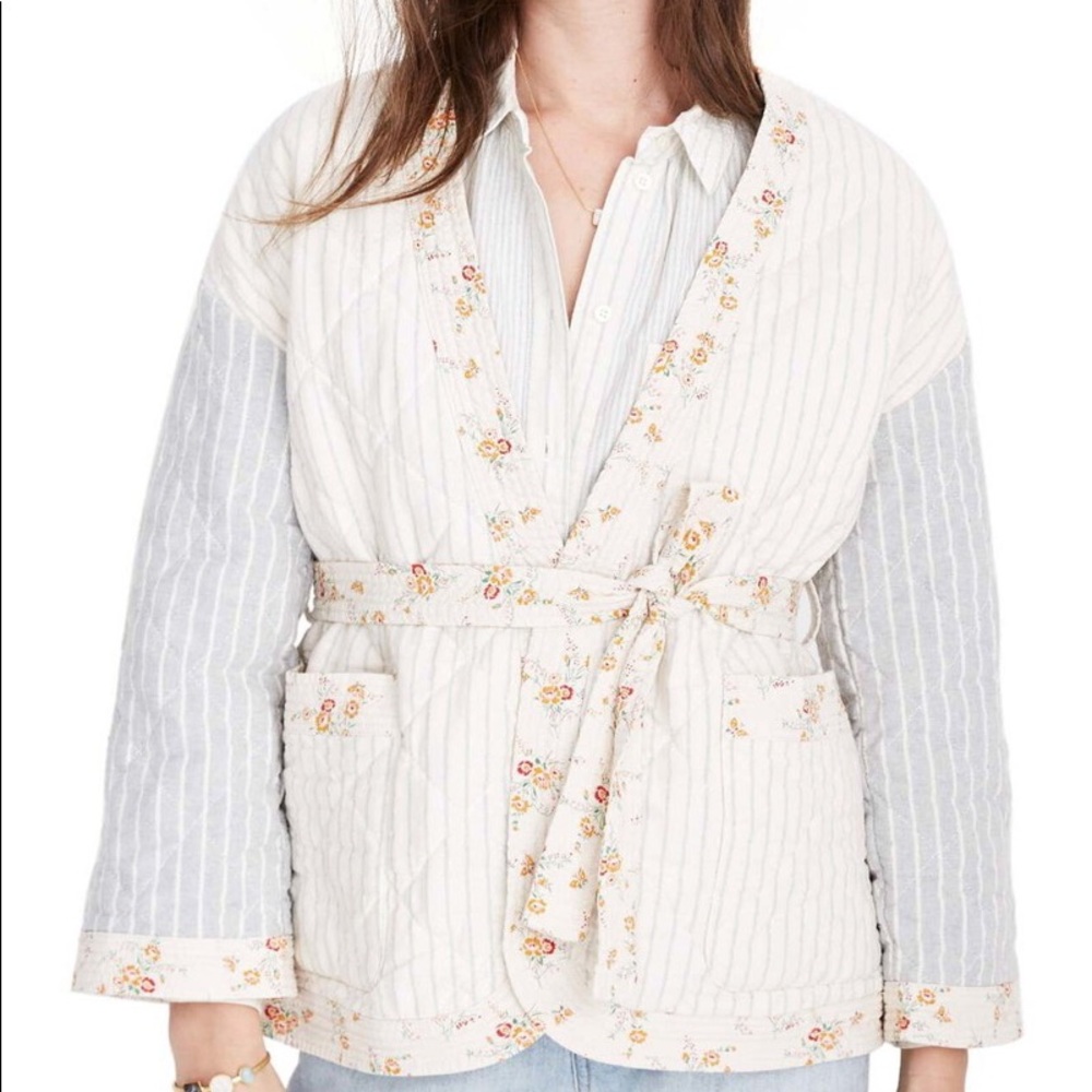 Madewell x The New Denim Project Patchwork Jacket - Picture 1 of 4